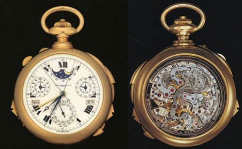patek philippe super complication expensive pocketwatch