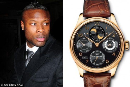 William Gallas and IWC Portuguese William Gallas and IWC Portuguese