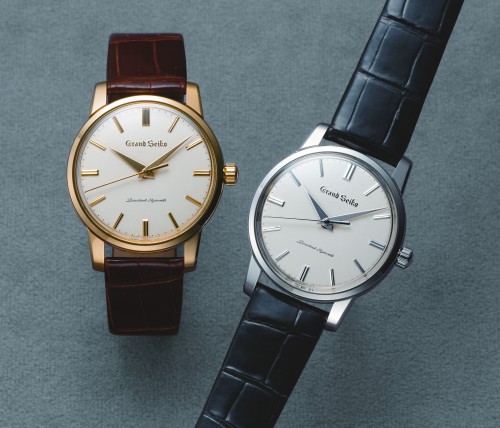 Two Grand Seiko gold and silver anniversary limited edition watches Two Grand Seiko gold and silver anniversary limited edition watches
